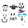Small Pumpkin Face Craft Kit - Makes 12 Image 1