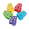 Small Rhinestone Number 4 Slide Charms - 5 Pc. Image 1