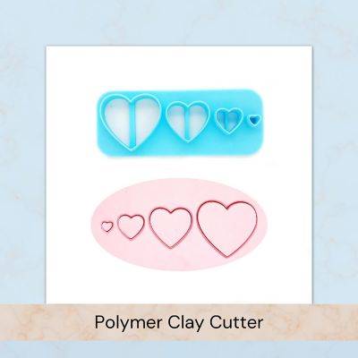 Small to Tiny Hearts Clay Cutter, 1 pc Image 2