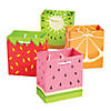 Small Tutti Frutti Paper Gift Bags - 12 Pc. Image 2