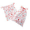 Small Valentine Drawstring Treat Bags - 6 Pc. Image 1