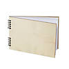 Small Wooden Cover Guest Book Image 1