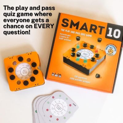 Smart 10 Pass and Play Trivia Game Perfect Family Board Game Image 2