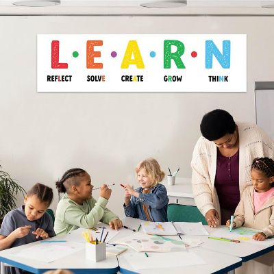 Smart &amp; Learn Classroom Banner - 13 x 48 Inch Image 2