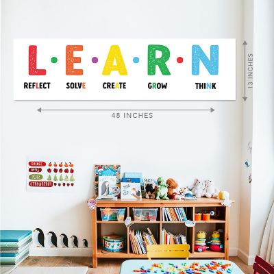 Smart &amp; Learn Classroom Banner - 13 x 48 Inch Image 3