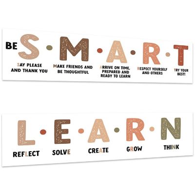 Smart &amp; Learn Classroom Banner - 13 x 48 Inch Image 1