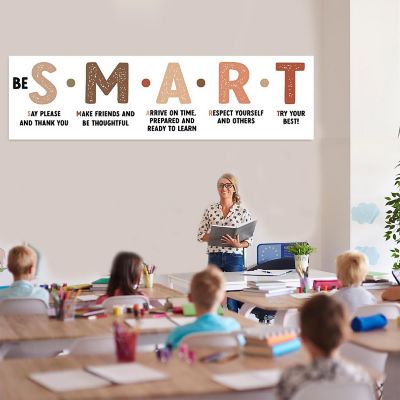 Smart &amp; Learn Classroom Banner - 13 x 48 Inch Image 1