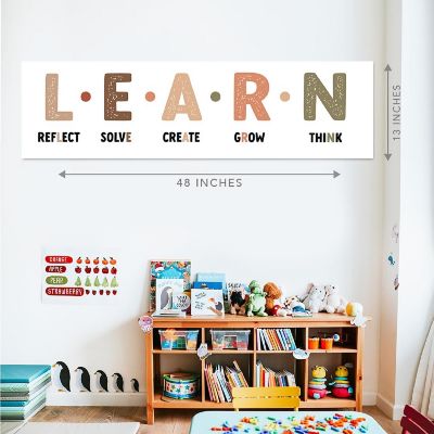 Smart &amp; Learn Classroom Banner - 13 x 48 Inch Image 3
