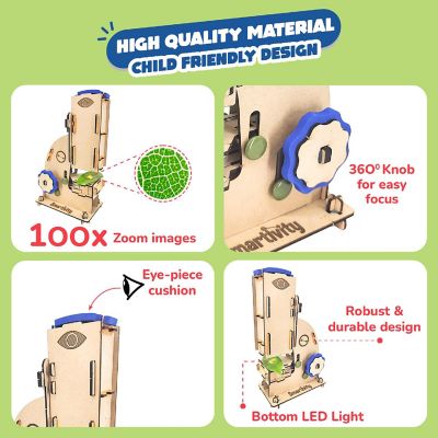 Smartivity: Microscope - Diy Science Toy, Stem Building Set, Ages 8+ Image 3