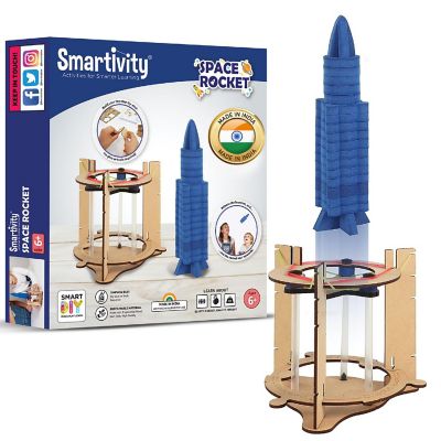 Smartivity: Space Rocket Launcher - Diy Stem Toy, Chandrayaan Program, Ages 6+ Image 1