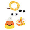 Smile Face Candy Corn Beaded Necklace Craft Kit - Makes 12 Image 1