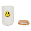 Smiley Face Ceramic Treat Canister Image 1