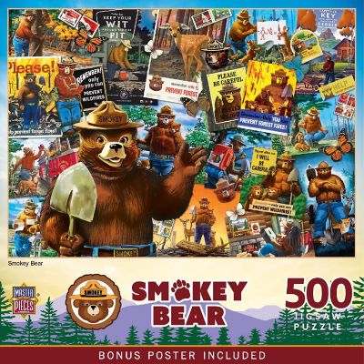 Smokey Bear Posters 500 Piece Jigsaw Puzzle Image 1