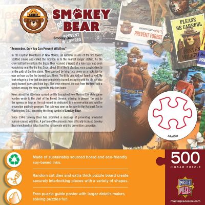 Smokey Bear Posters 500 Piece Jigsaw Puzzle Image 3