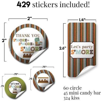 S'more Birthday Sticker Bundle 429pc. by AmandaCreation Image 1