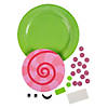 Snail Paper Plate Rocker Craft Kit - Makes 12 Image 1