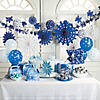 Snowflake Blue & White 11" Latex Balloons - 24 Pc. Image 2