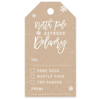 Snowflake Design Christmas To/From Tags Image 3