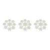 Snowflake Doily (Set Of 3) 17"D Polyester Image 1