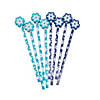 Snowflake Pencils with Eraser Topper - 12 Pc. Image 1