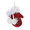 Snowflake Stocking And Mitten Ornament (Set Of 12) 4"H Metal Image 1