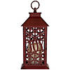 Snowflakes "Joy" Christmas Candle Lantern - 11" Image 1