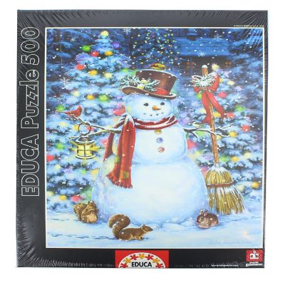 Snowman 500 Piece Jigsaw Puzzle Image 1