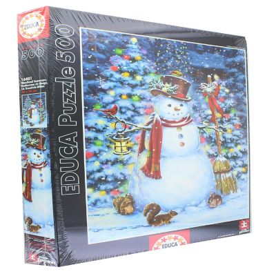 Snowman 500 Piece Jigsaw Puzzle Image 2