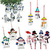 Snowman Christmas Ornament Kit - 48 Pc. Image 1