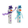 Snowman Clothespin Craft Kit - Makes 12 Image 1