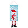 Snowman Dangle-Leg Door Sign Image 1