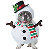 Snowman Dog Costume Image 1