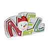 Snowman Noel Joy Snow Tabletop Sign (Set of 3) Image 1