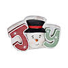 Snowman Noel Joy Snow Tabletop Sign (Set of 3) Image 3