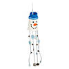 Snowman Paper Cup Wind Chime with Bells Craft Kit - Makes 6 Image 1
