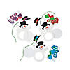 Snowman Picture Frame Ornament Craft Kit - Makes 12 - Less Than Perfect Image 1