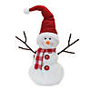 Snowman Shelf Sitter With Hat And Scarf (Set Of 2) 12.5"H, 18"H Polyester Image 2