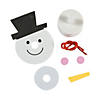 Snowman Tea Light Ornament Craft Kit - Makes 12 Image 1