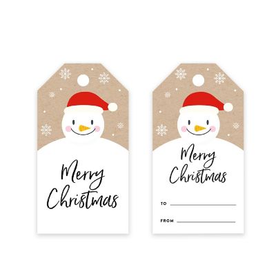 Snowman with Christmas To/From Gift Tags Image 3