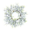 Snowy Cedar Wreath 15"D Plastic Image 1