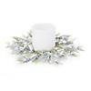 Snowy Cedar Wreath 15"D Plastic Image 1