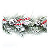 Snowy Pine Berry Garland 6'L Image 1