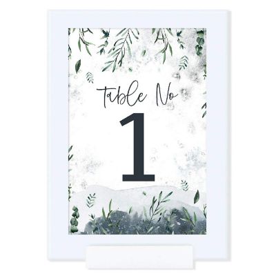 Snowy Woodland Table Numbers 1 20 Image 1