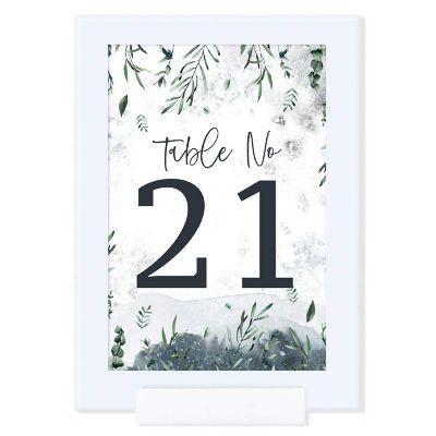 Snowy Woodland Table Numbers 21 40 Image 1
