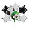 Soccer Mylar Balloon Bouquet - 9 Pc. Image 1