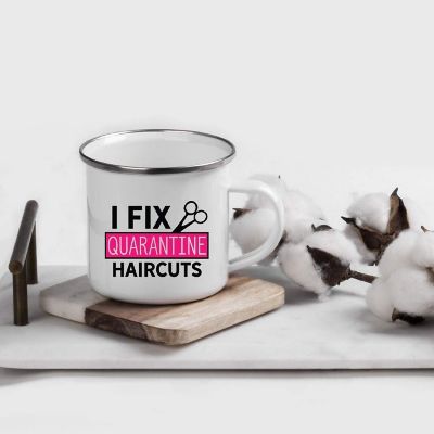 Social Distancing Haircuts 11oz CampMug Image 1