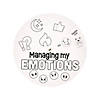 Social Emotion Learning Self-Management Wheel Craft Kit - Makes 12 Image 1