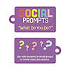 Social Emotional Learning Social Skills Prompt Card Sets on a Ring - 6 Sets Image 1