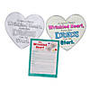 Social Emotional Learning Wrinkled Heart Craft Activities - 30 Pc. Image 1
