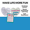 Social Emotional Learning Wrinkled Heart Craft Activities - 30 Pc. Image 1